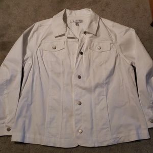 Woman's White Jean Jacket